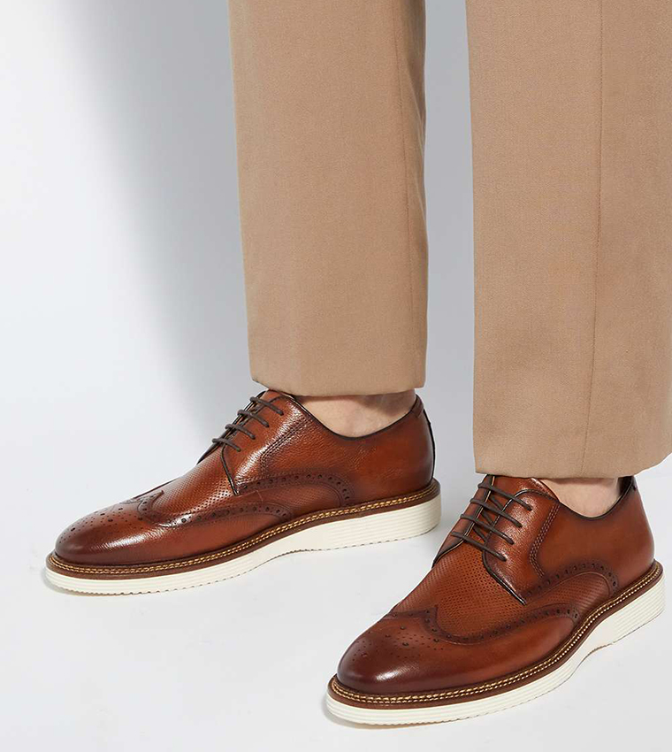 BENIDICTUS Lace-Up Brogue Shoes