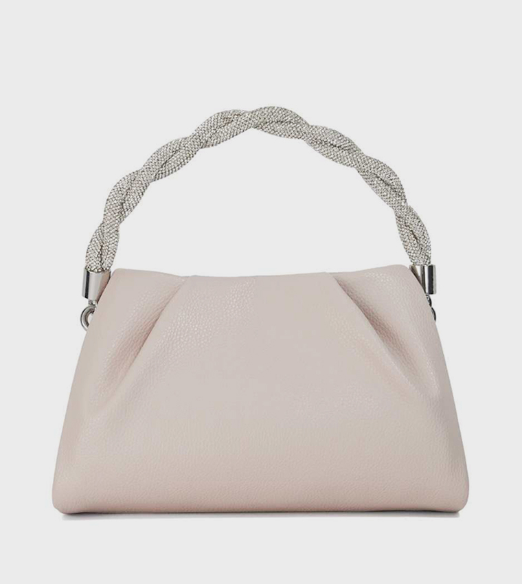 Embellished Top-Handle Bag