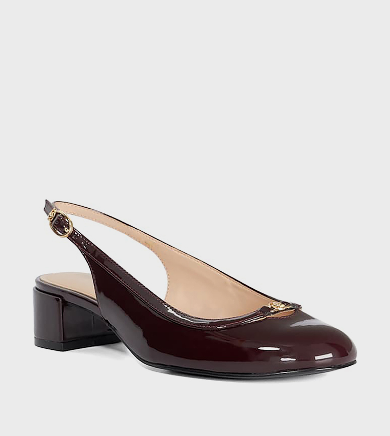CAMIRA Glossy Slingback Pumps