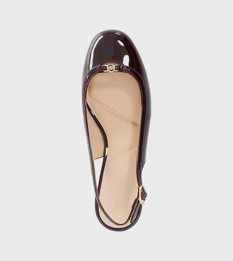 CAMIRA Glossy Slingback Pumps