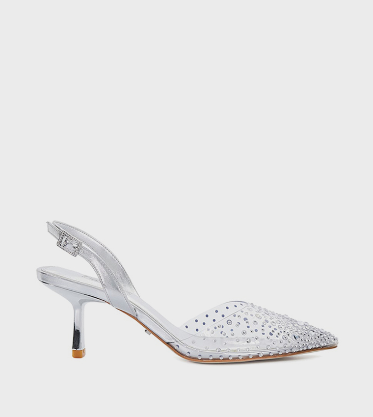 CENTERED Embellished Slingback Pumps