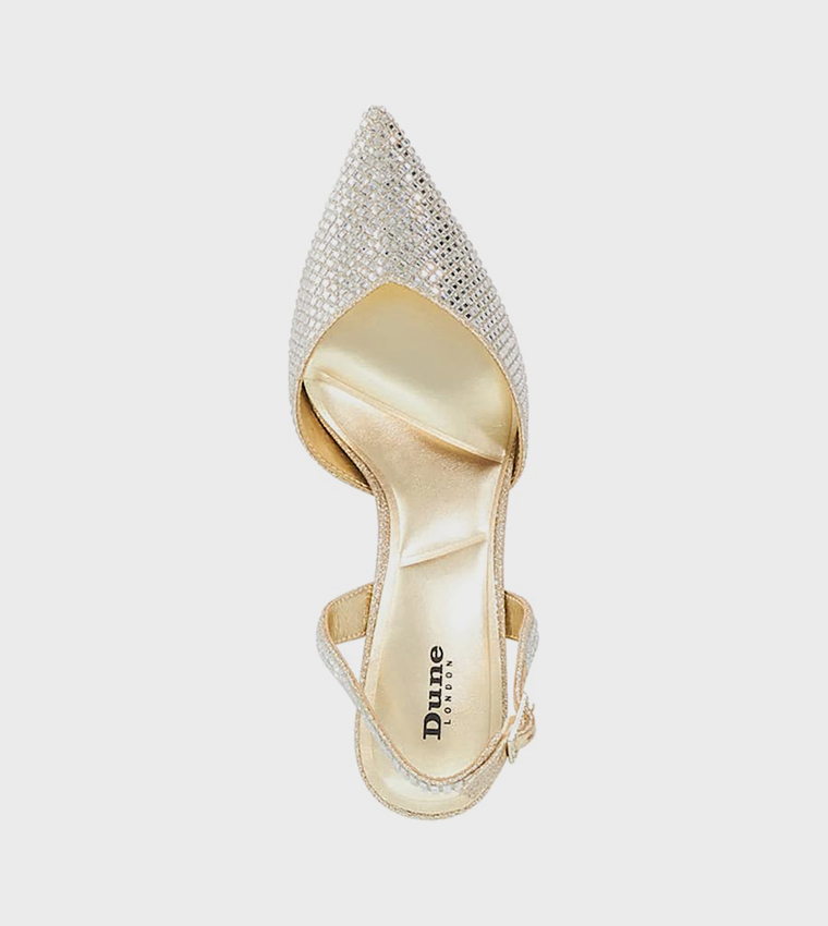CHROMA Embellished Pointed Toe Pumps