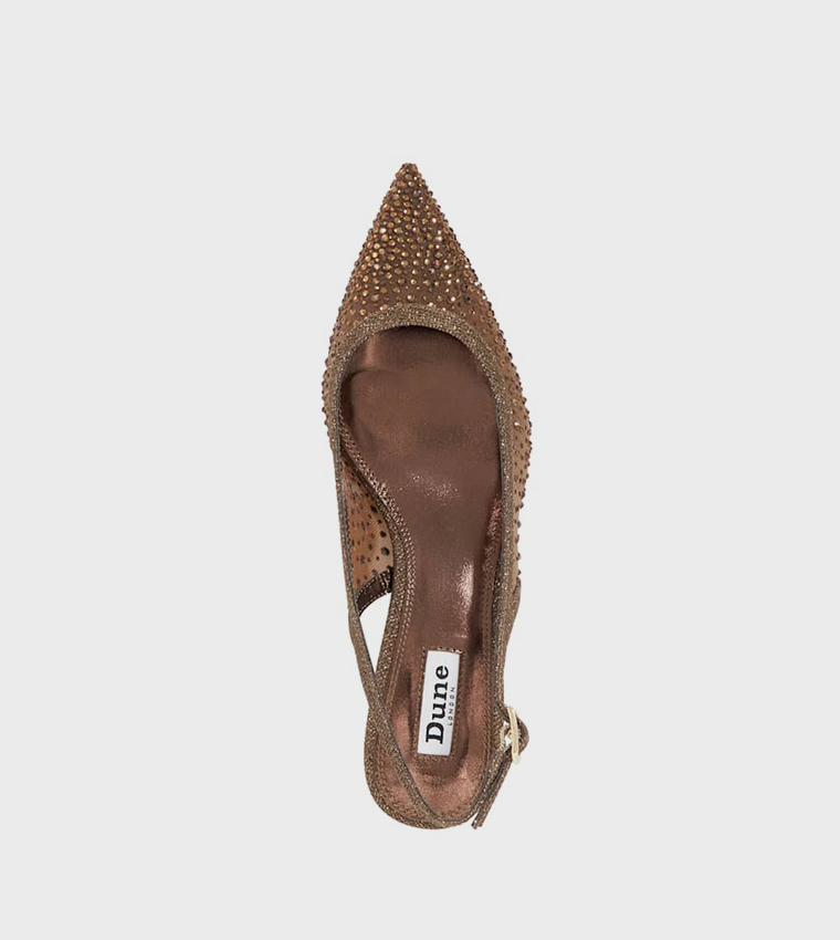 CIANA Embellished Slingback Pumps