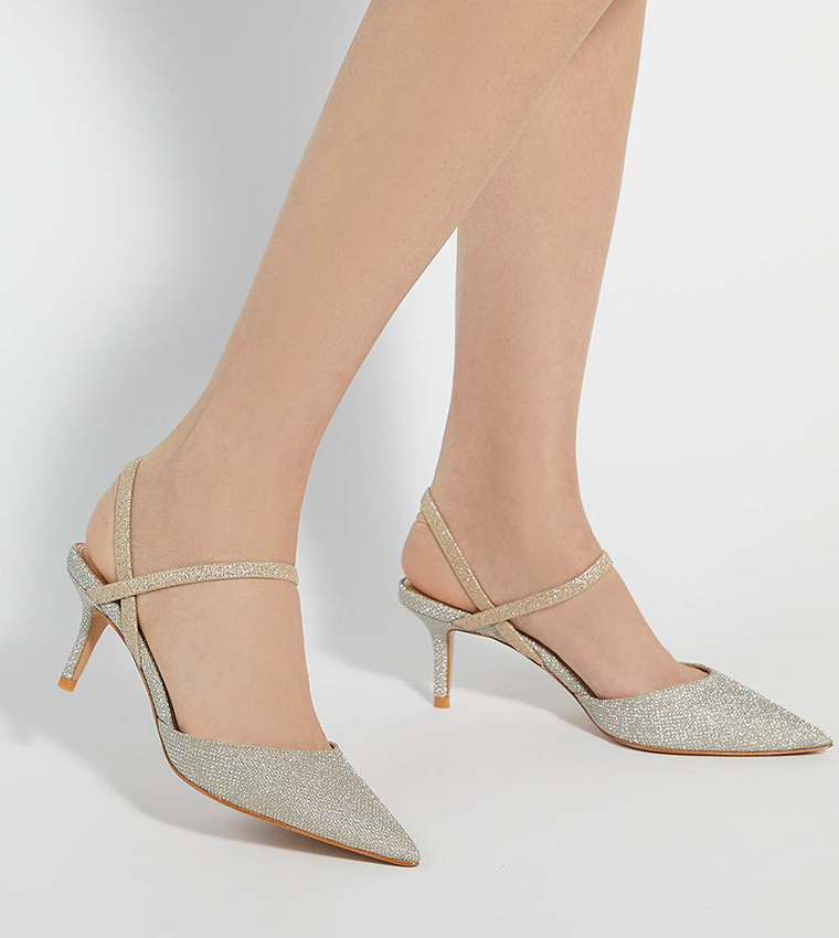 CLASSICAL Embellished Pointed Toe Pumps