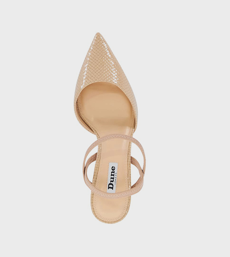 CLASSICAL Textured Ankle Strap Pumps
