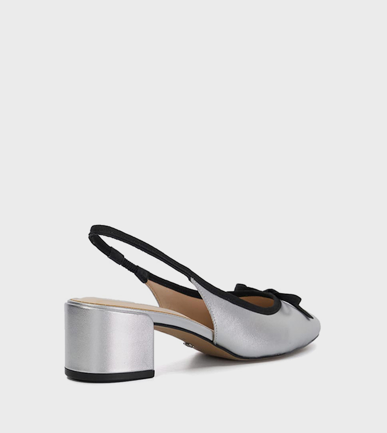CLASSY Metallic Slingback Pumps