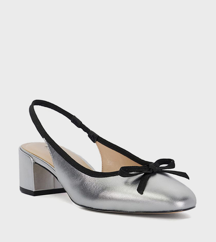CLASSY Metallic Slingback Pumps