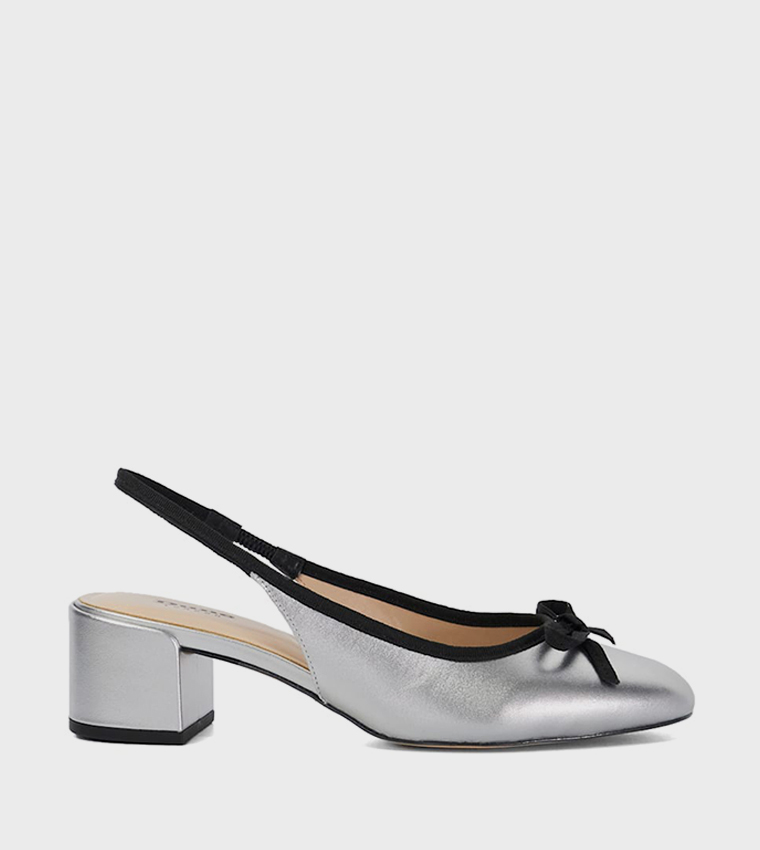 CLASSY Metallic Slingback Pumps