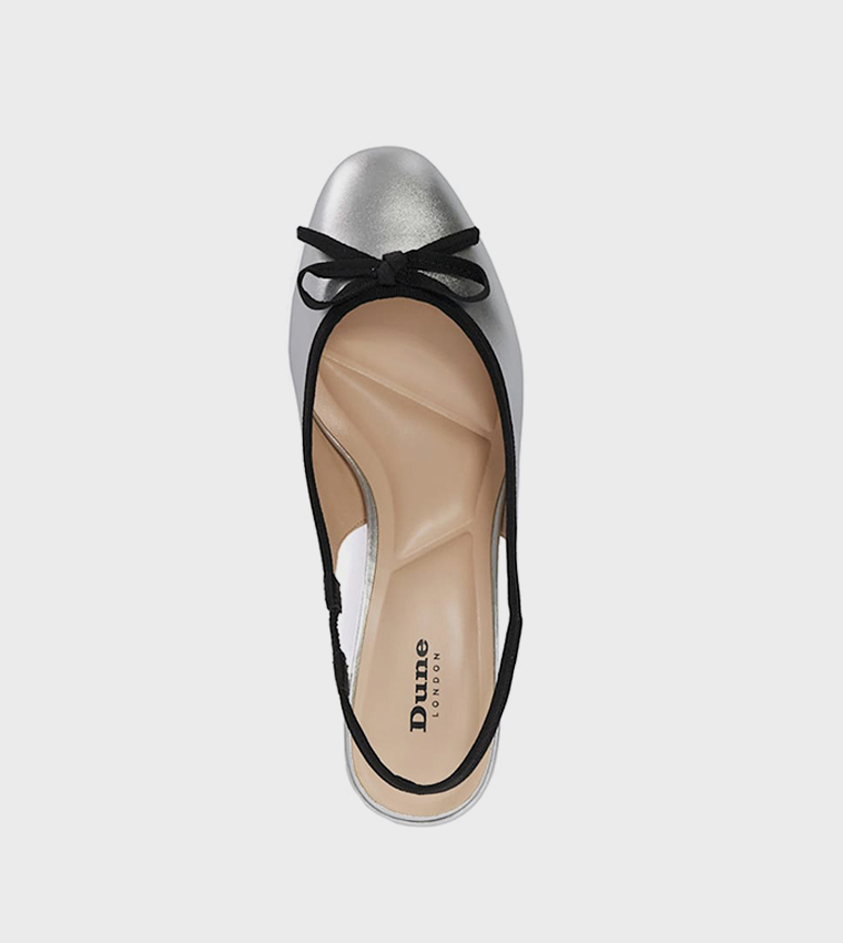 CLASSY Metallic Slingback Pumps