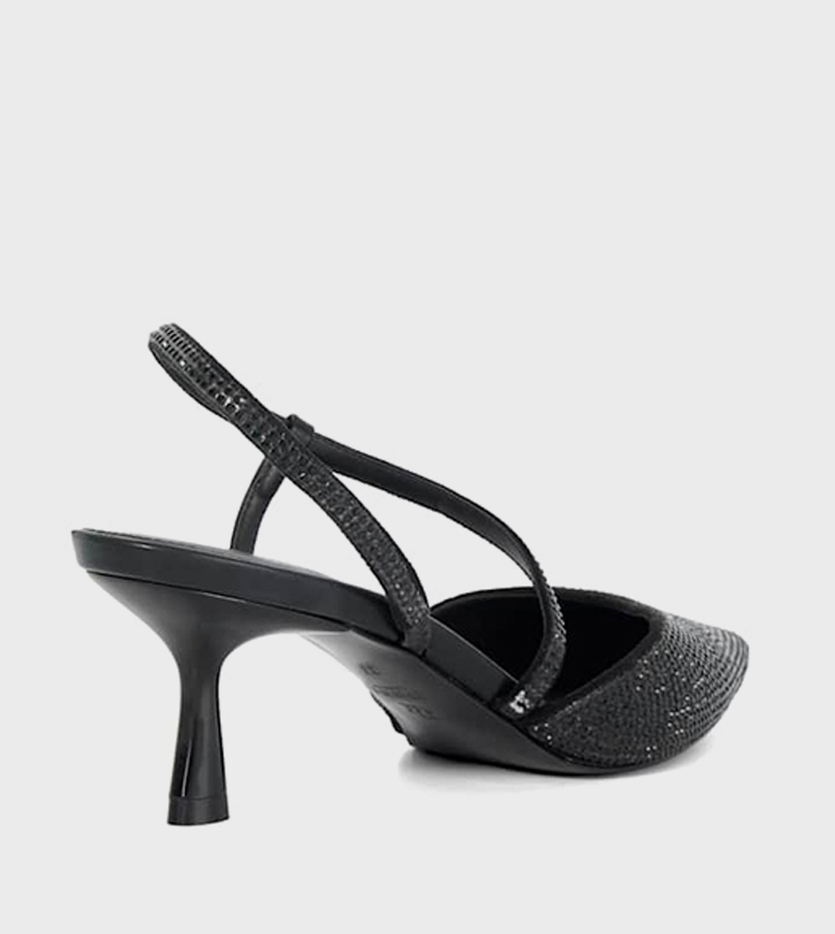COMPETITIVE Embellished Slingback Pumps