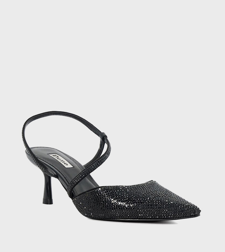 COMPETITIVE Embellished Slingback Pumps