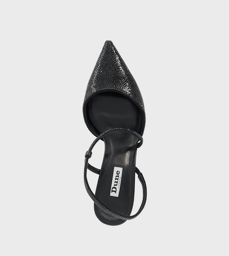 COMPETITIVE Embellished Slingback Pumps