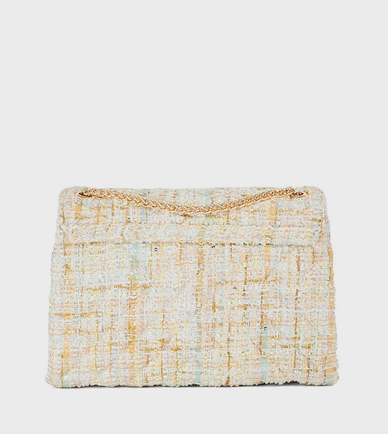 DALAS Patterned Flap Shoulder Bag