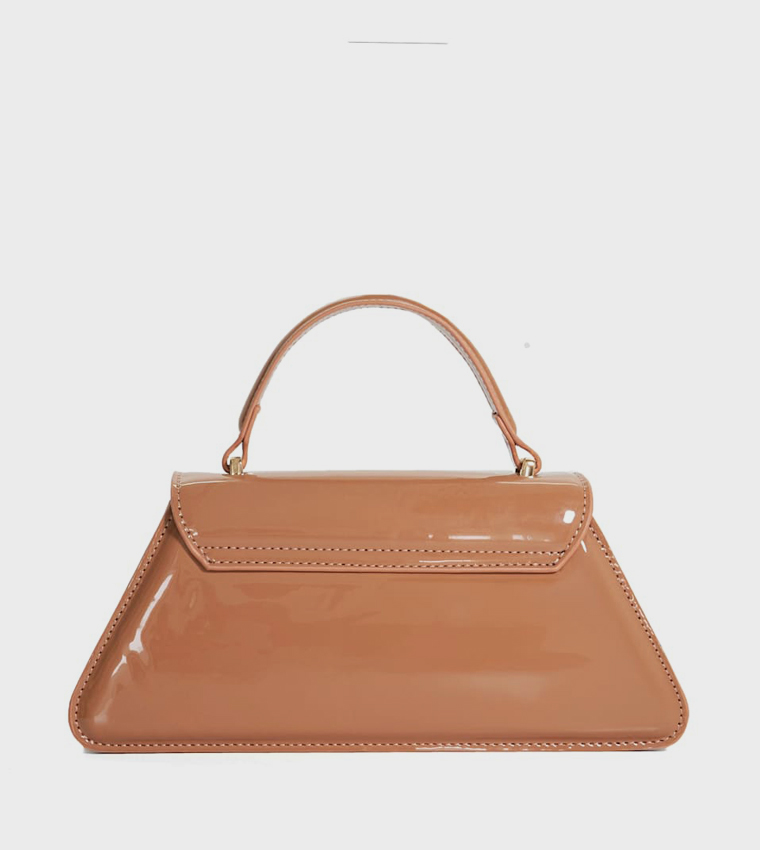 DALIA Logo Detail Top Handle Bag