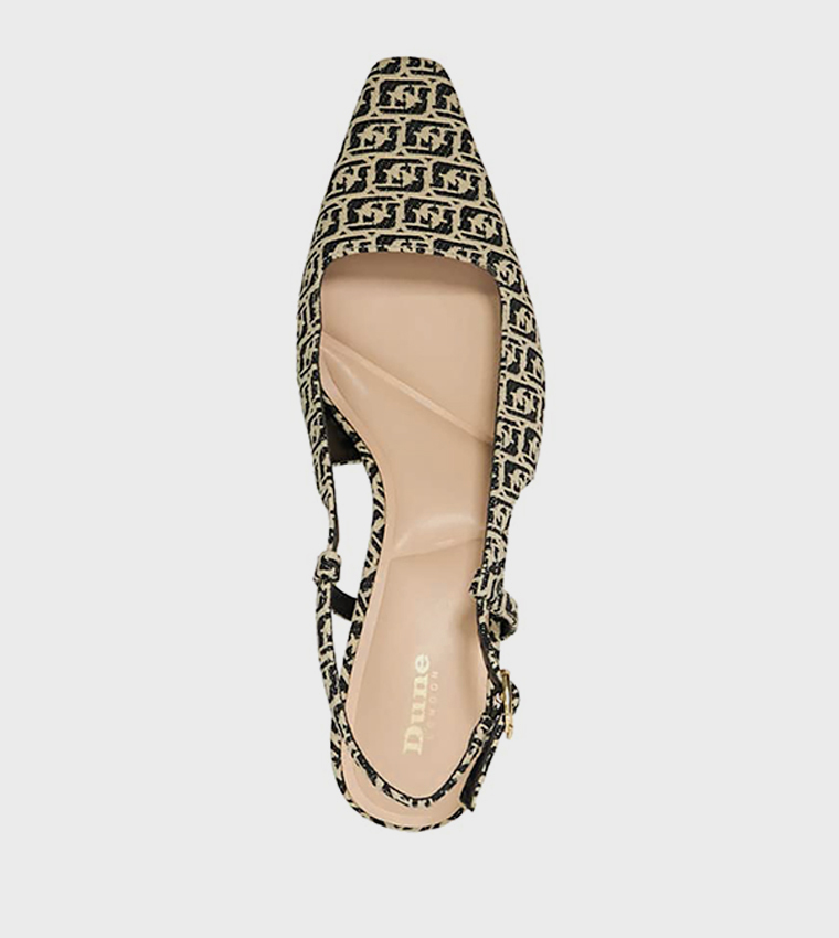 DANCING Patterned Slingback Pumps