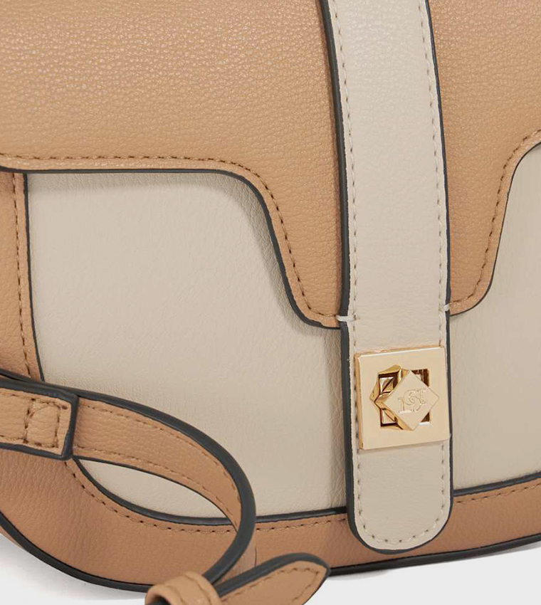DANNYO Color Block Top Handle Bag