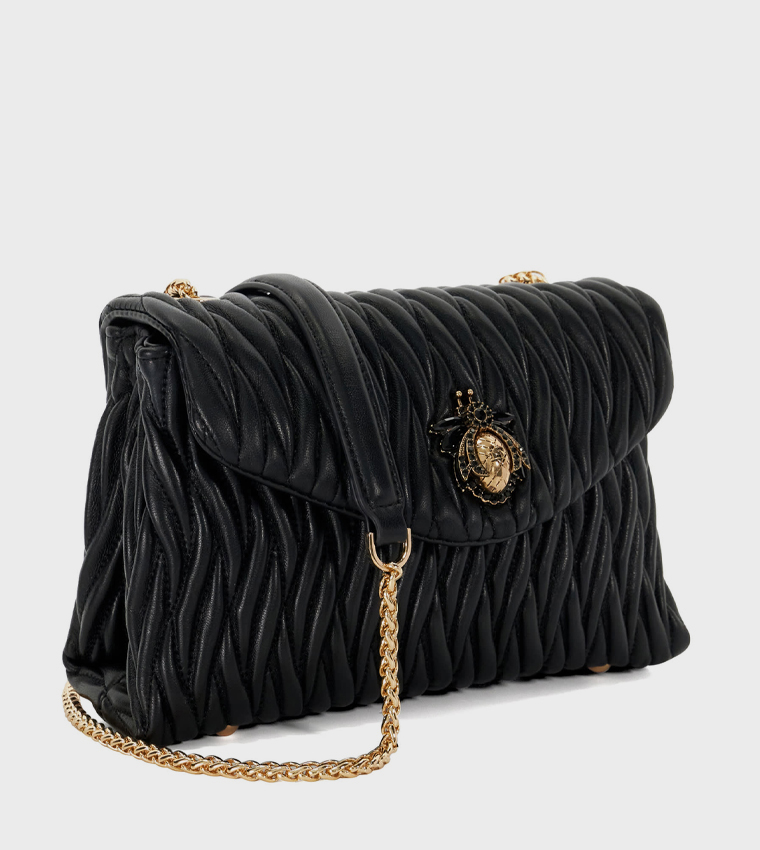 DARLING Quilted Flap Crossbody Bag