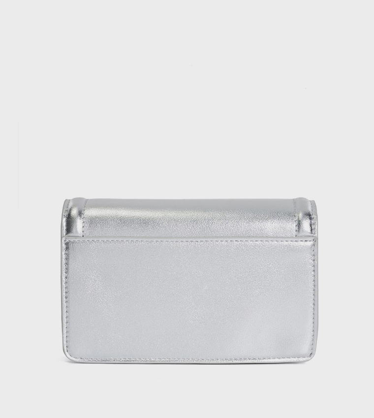 DASSIA Textured Convertible Clutch Bag