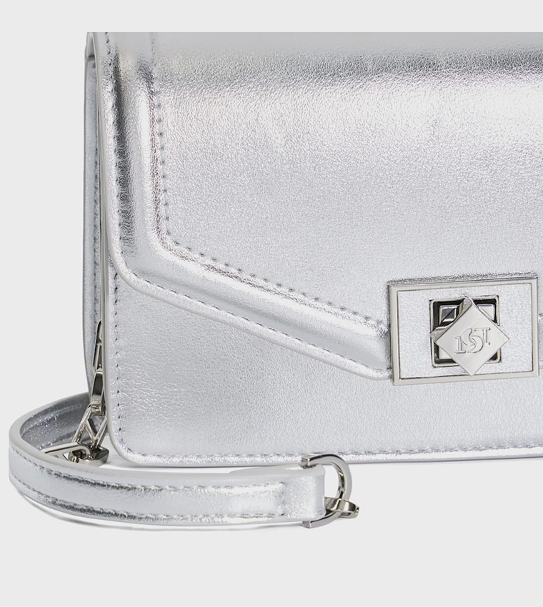 DASSIA Textured Convertible Clutch Bag