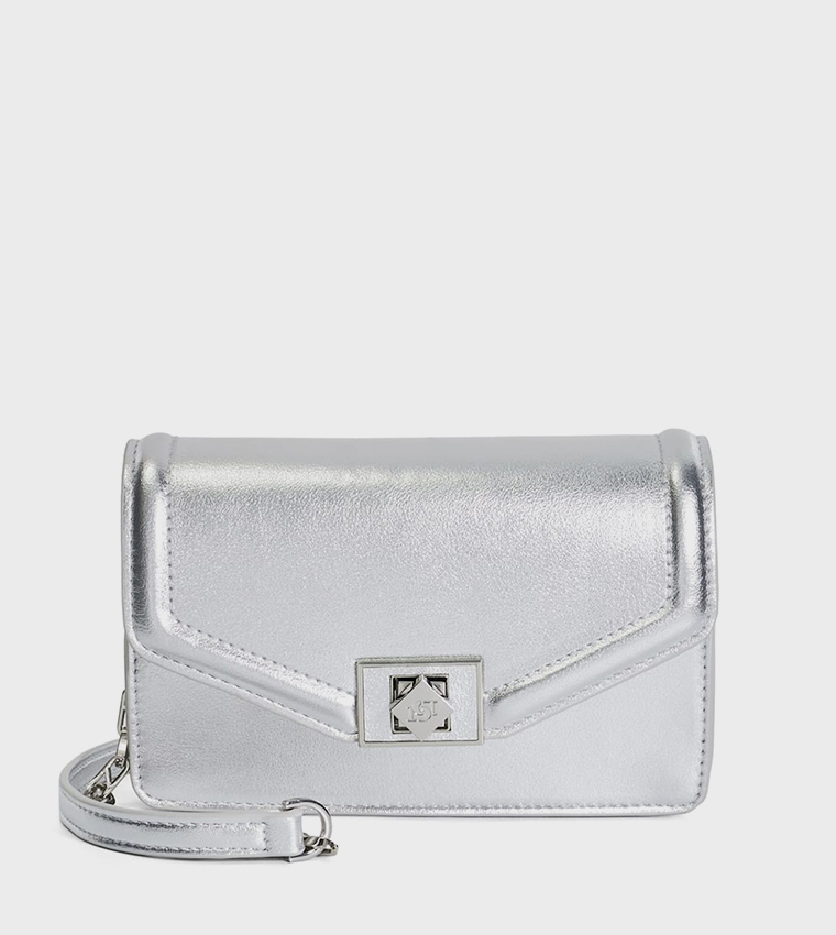 DASSIA Textured Convertible Clutch Bag