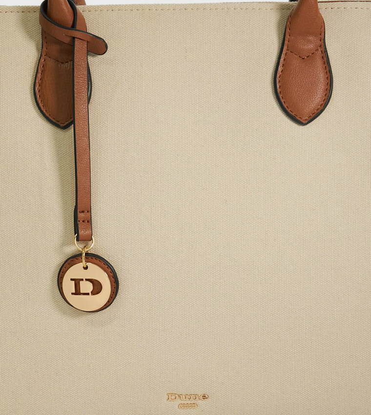 DASTO Color Block Tote Bag