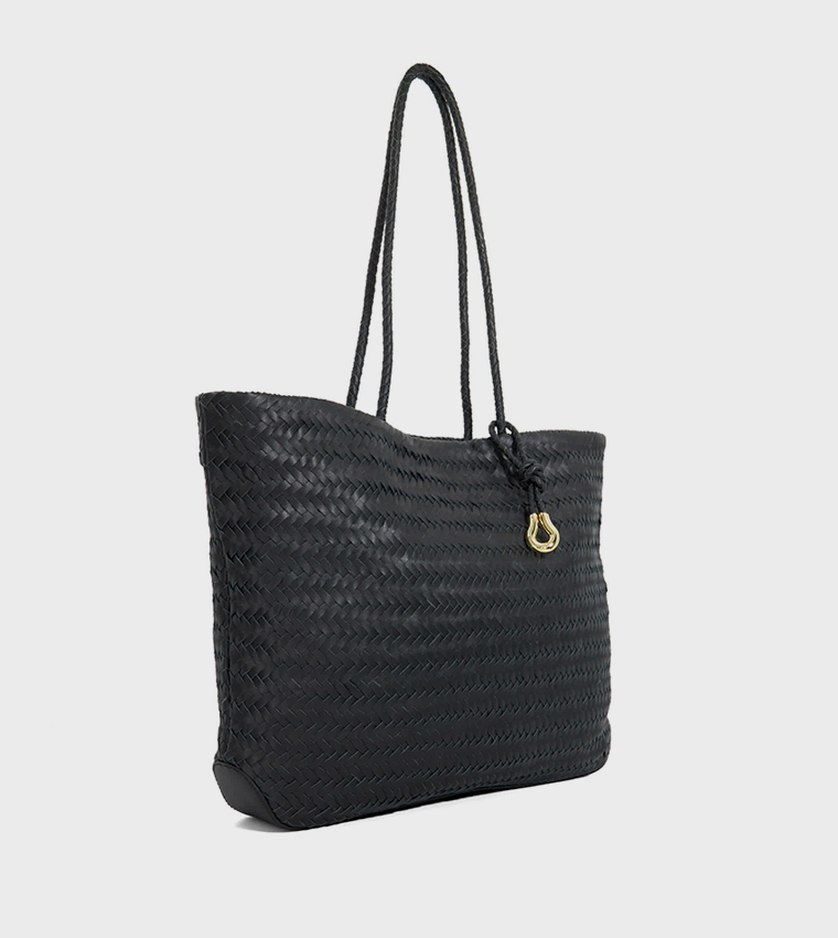 DAXON Basket Weave Tote Bag