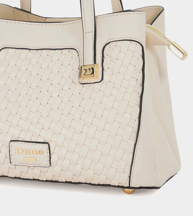 DEAVIE Braided Satchel Bag