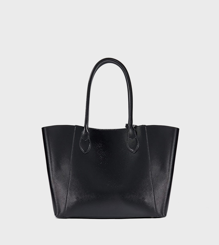 DEBECKO Textured Tote Bag