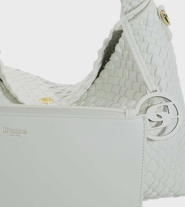 DELIBERATES Basket Weave Shoulder Bag