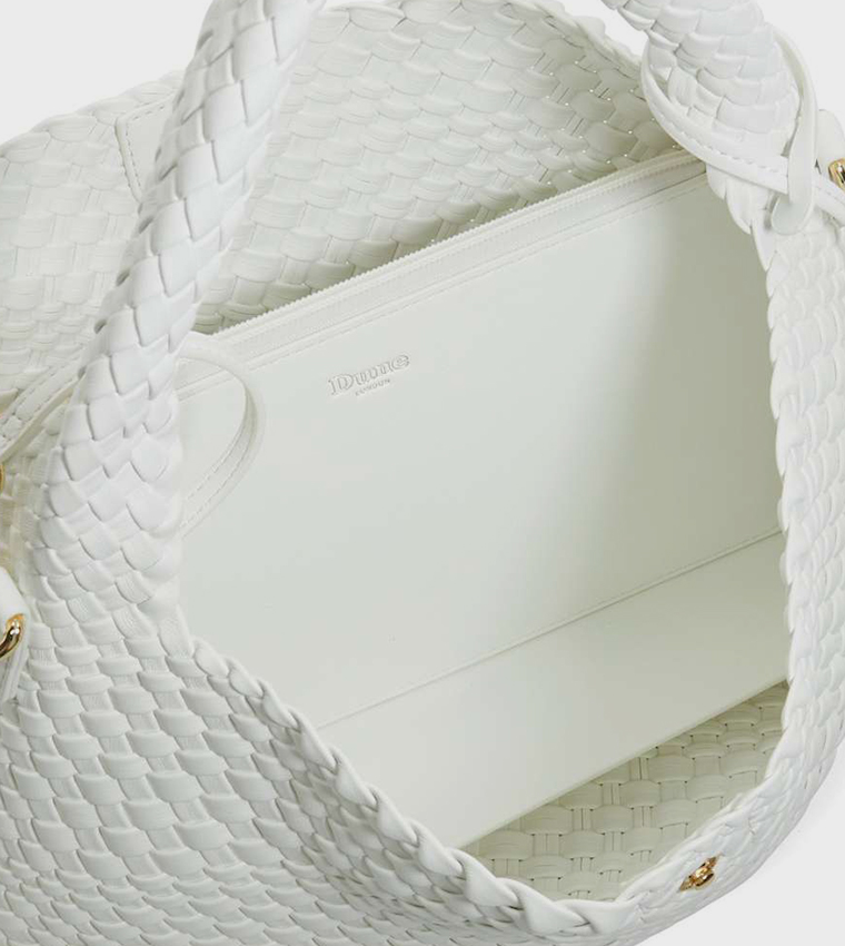 DELIBERATES Basket Weave Shoulder Bag