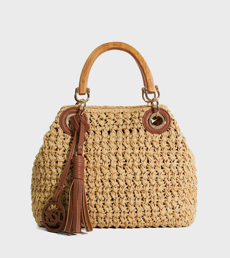 DELTAZ Handwoven Handheld Bag