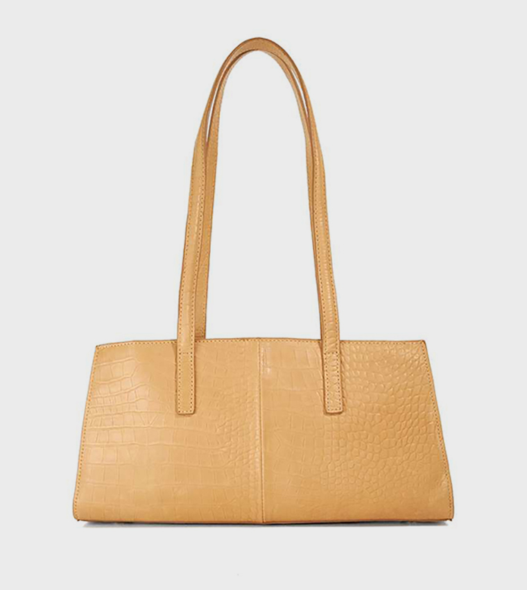 DEPEND Textured Shoulder Bag