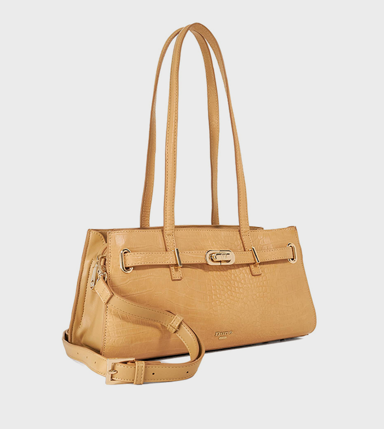 DEPEND Textured Shoulder Bag