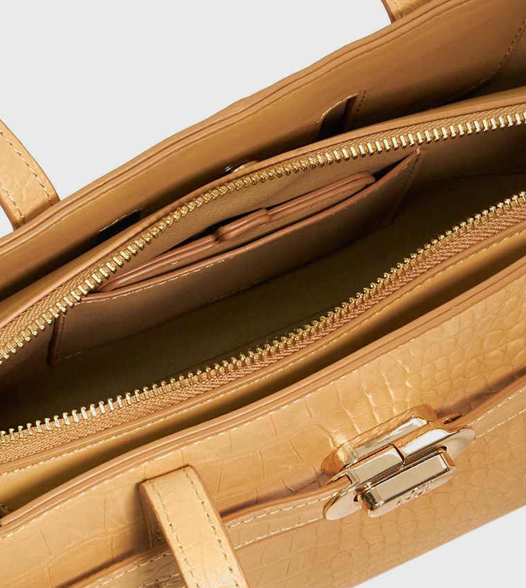 DEPEND Textured Shoulder Bag