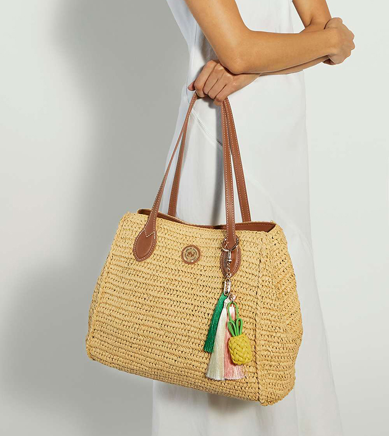 DEVOTEDLY Textured Shoulder Bag