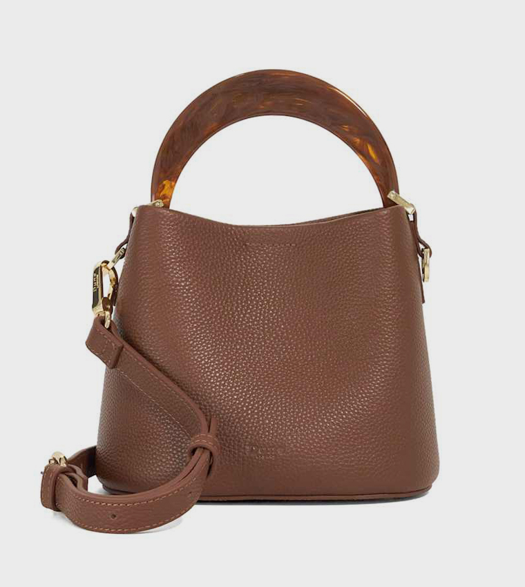 DHARLA Textured Handheld Bag