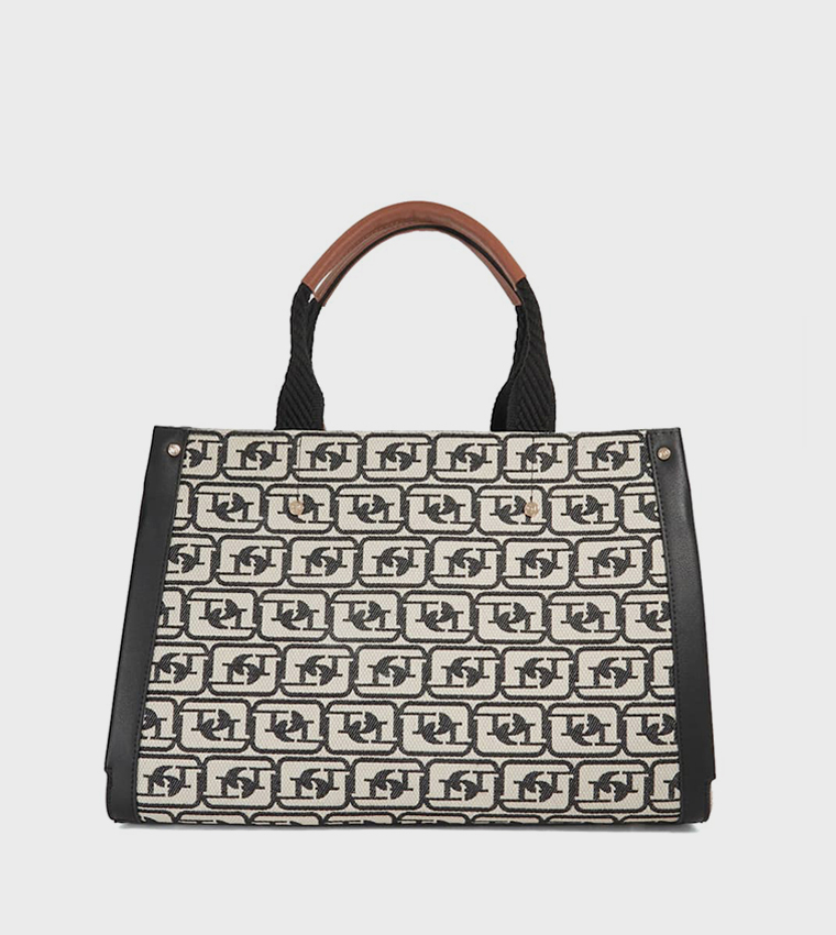 DIALECT Monogram Patterned Tote Bag