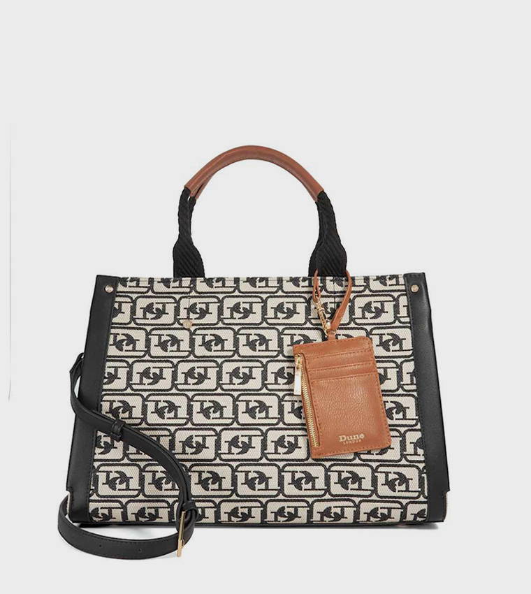 DIALECT Monogram Patterned Tote Bag