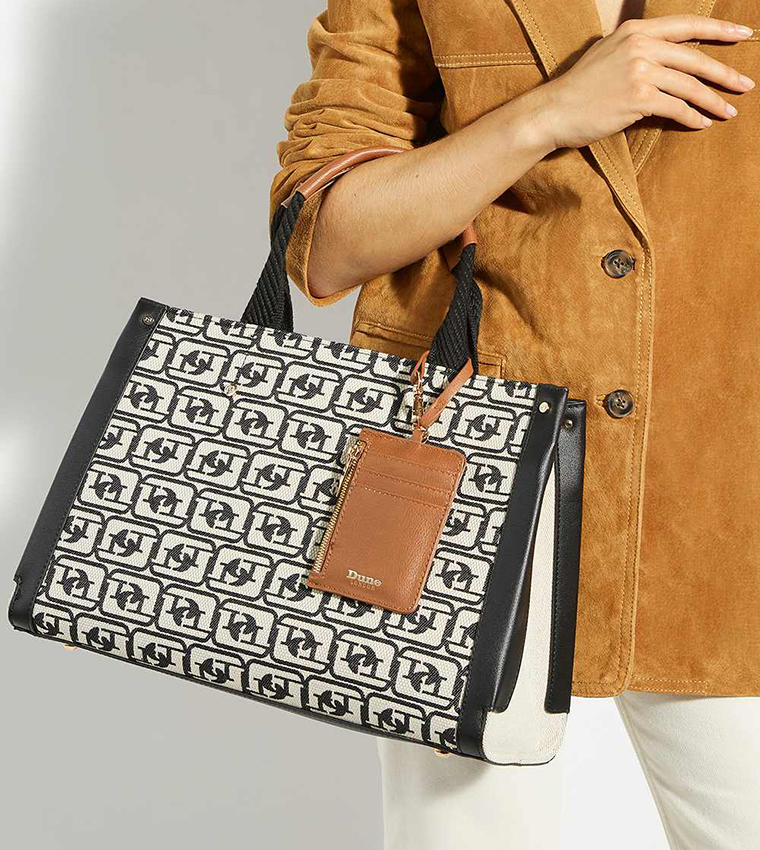 DIALECT Monogram Patterned Tote Bag