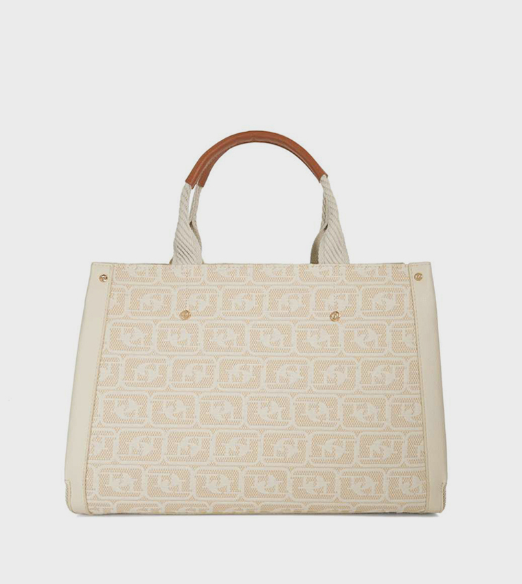 DIALECT Monogram Patterned Tote Bag