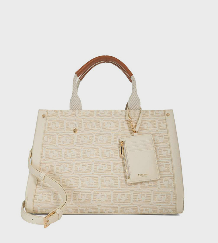DIALECT Monogram Patterned Tote Bag
