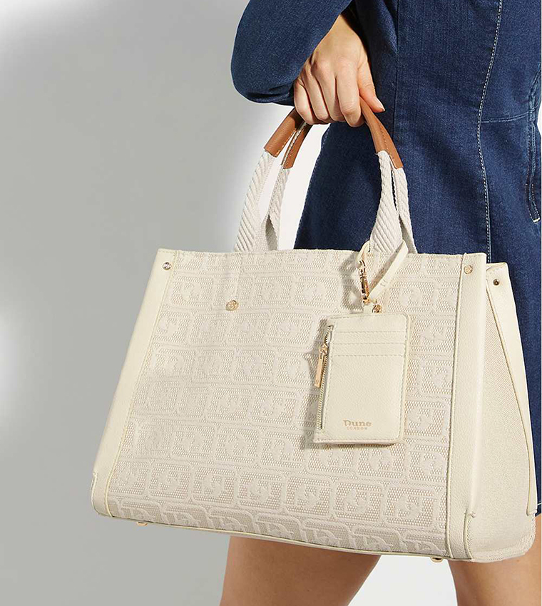 DIALECT Monogram Patterned Tote Bag