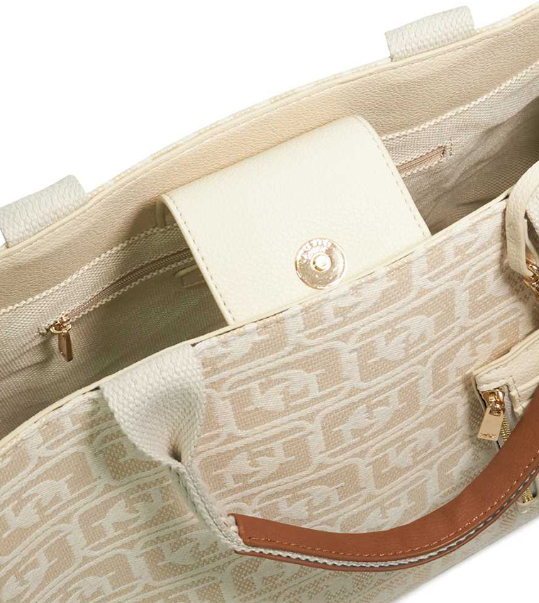 DIALECT Monogram Patterned Tote Bag