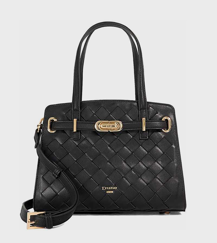 DINIDEFINE Braided Satchel Bag