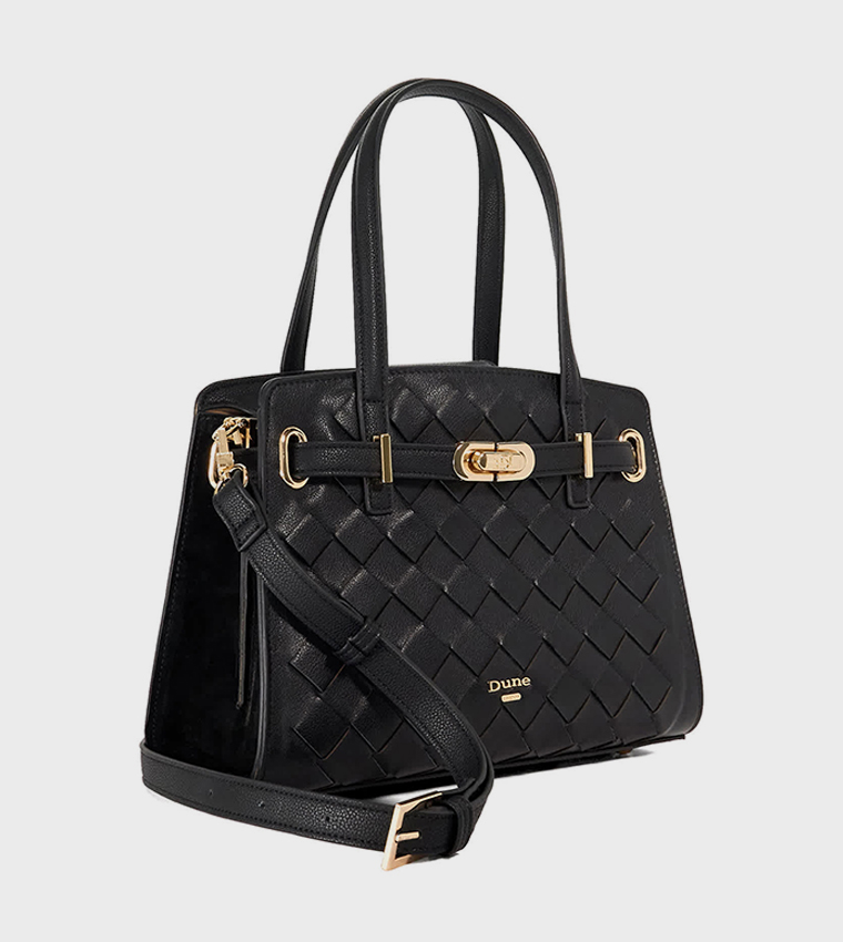 DINIDEFINE Braided Satchel Bag