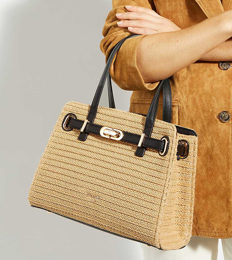DINIDEFINE Straw Tote Bag