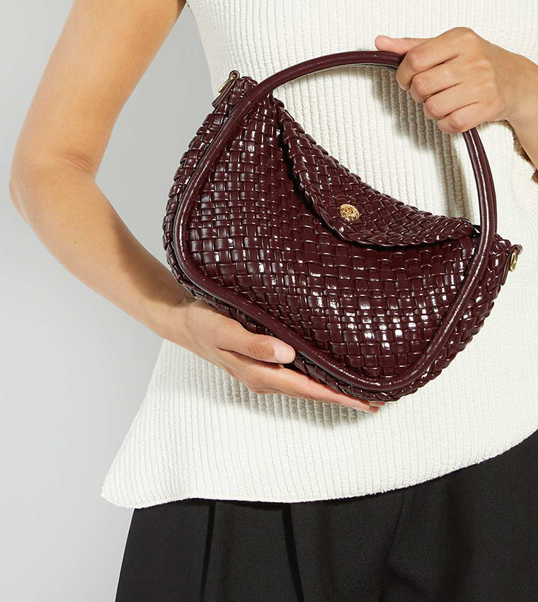 DINIDELIBERATE Braided Top-Handle Bag