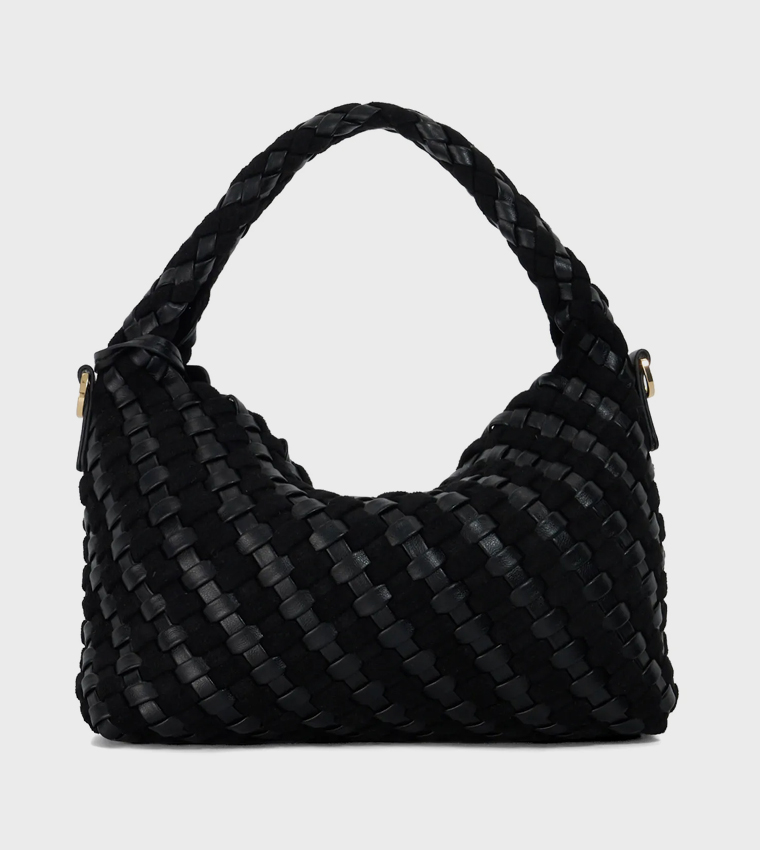 DINIDELIBERATES Basket Weave Shoulder Bag