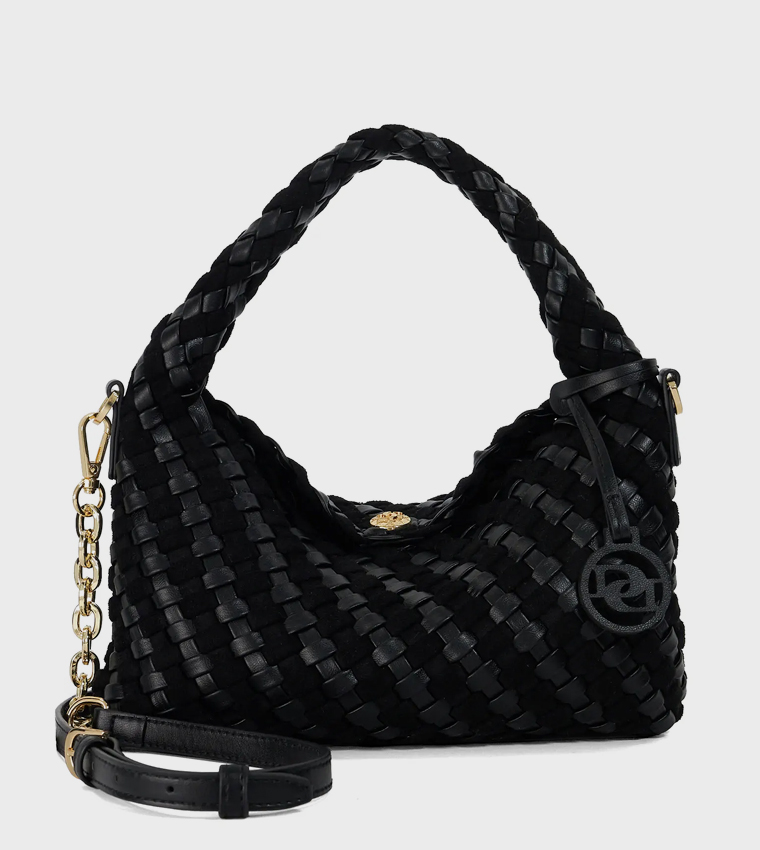 DINIDELIBERATES Basket Weave Shoulder Bag