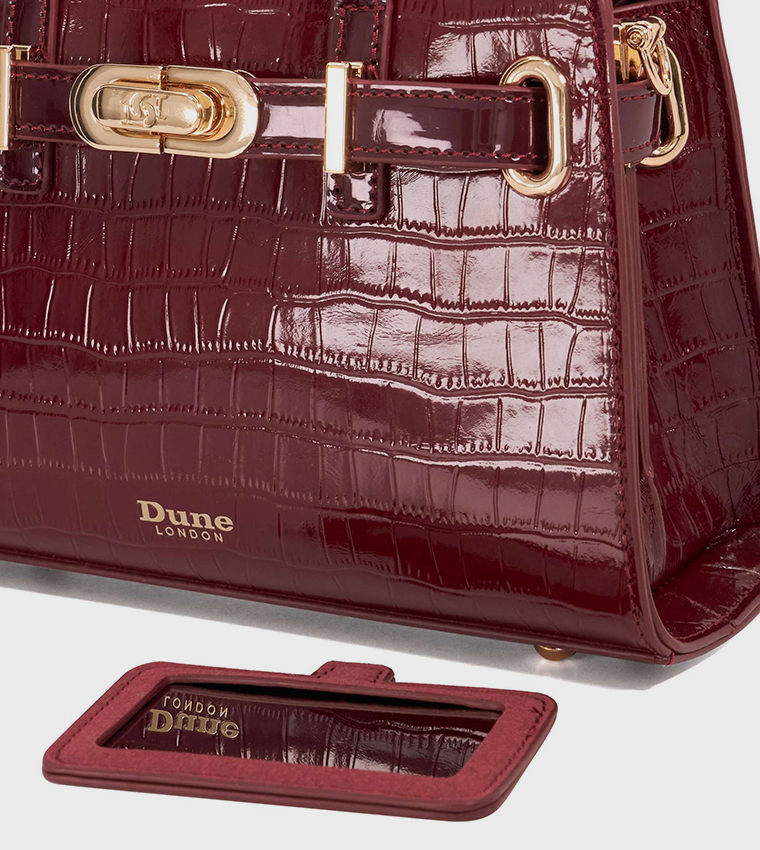 DINKYDEFINE Textured Satchel Bag